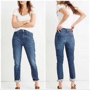 •Madewell• The High-Rise Slim Boyjean: Eco Edition